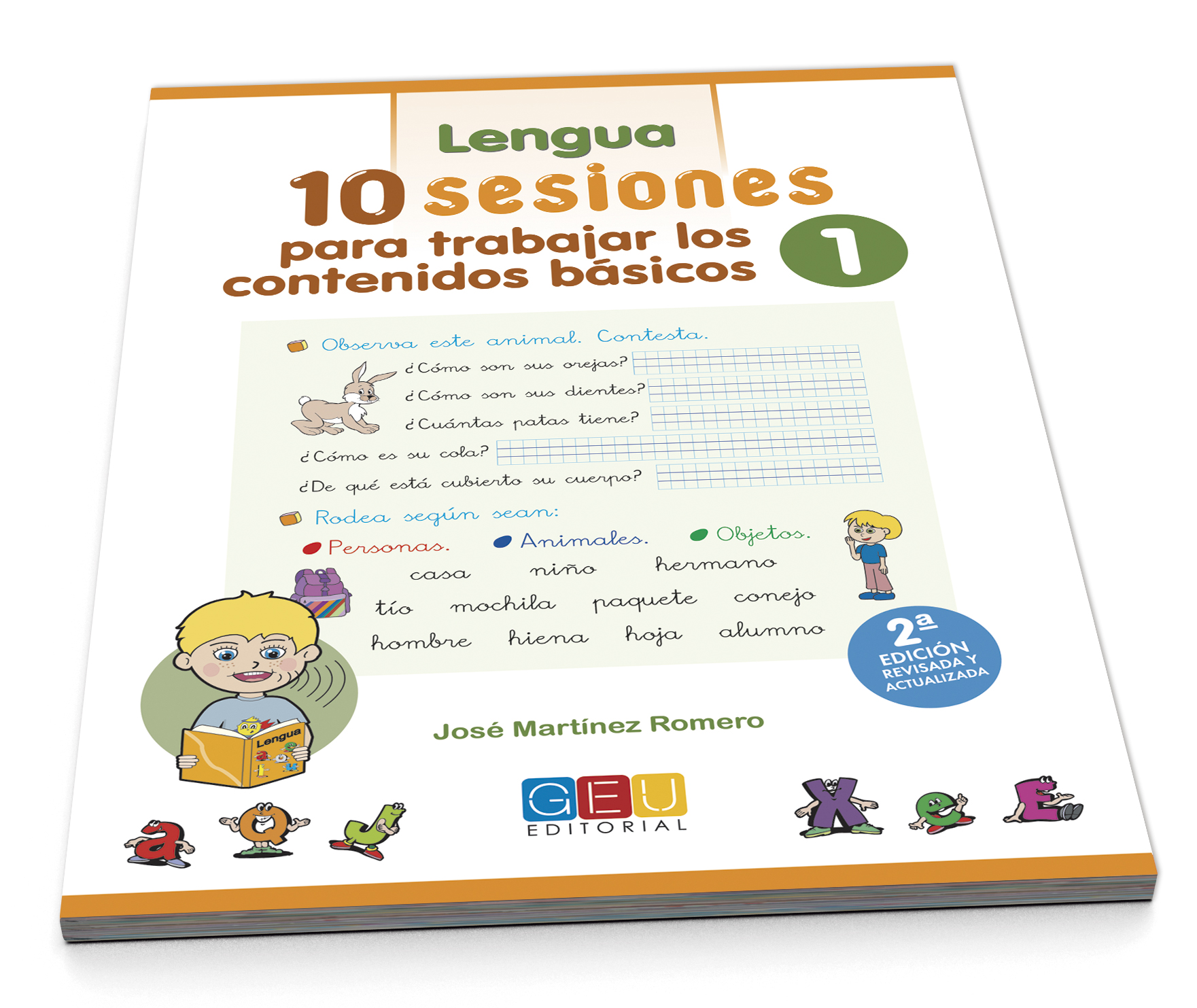 Cuaderno de lengua para trabajar los contenidos básicos de primero a sexto de primaria